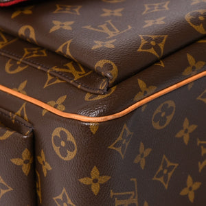 極美品 LOUIS VUITTON ルイヴィトン ミュルティプリ シテ ハンドバッグ M51162 モノグラム PVC レザー ゴールド金具 中古 4a003041