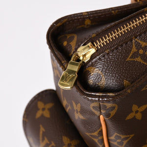極美品 LOUIS VUITTON ルイヴィトン ミュルティプリ シテ ハンドバッグ M51162 モノグラム PVC レザー ゴールド金具 中古 4a003041