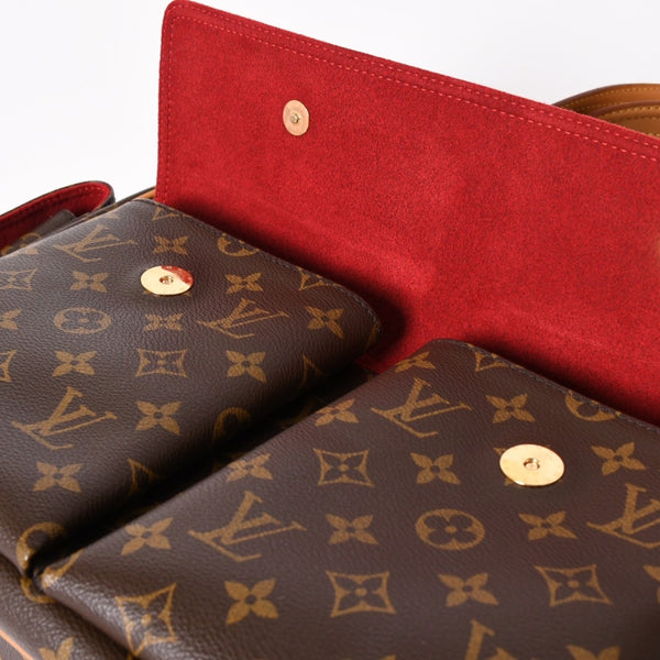 極美品 LOUIS VUITTON ルイヴィトン ミュルティプリ シテ ハンドバッグ M51162 モノグラム PVC レザー ゴールド金具 中古 4a003041