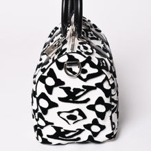 画像をギャラリービューアに読み込む, 極美品 LOUIS VUITTON ルイヴィトン スピーディー バンドリエール25 M45563 タフテッドモノグラム ブラック ホワイト シルバー金具 中古 4a003109 6