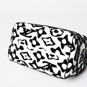 極美品 LOUIS VUITTON ルイヴィトン スピーディー バンドリエール25 M45563 タフテッドモノグラム ブラック ホワイト シルバー金具 中古 4a003109 6