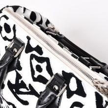 画像をギャラリービューアに読み込む, 極美品 LOUIS VUITTON ルイヴィトン スピーディー バンドリエール25 M45563 タフテッドモノグラム ブラック ホワイト シルバー金具 中古 4a003109 6