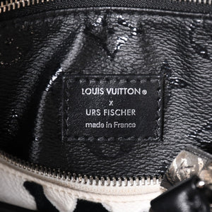 極美品 LOUIS VUITTON ルイヴィトン スピーディー バンドリエール25 M45563 タフテッドモノグラム ブラック ホワイト シルバー金具 中古 4a003109 6