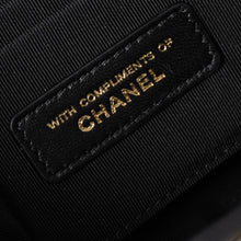 画像をギャラリービューアに読み込む, 新品未使用 CHANEL シャネル クラッチバック ポーチ 30番台 ココマーク ツイード がま口 ブラック ゴールド ゴールド金具 中古 4a002761