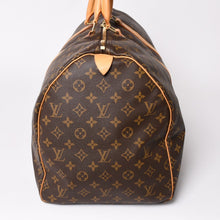 画像をギャラリービューアに読み込む, 極美品 LOUIS VUITTON ルイヴィトン キーポル55 ボストンバッグ M41414 モノグラム ブラウン ゴールド金具 中古 4a003185