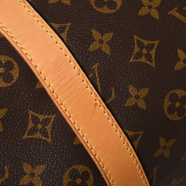 極美品 LOUIS VUITTON ルイヴィトン キーポル55 ボストンバッグ M41414 モノグラム ブラウン ゴールド金具 中古 4a003185
