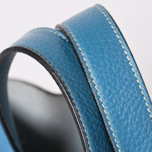 HERMES エルメス Picotin Lock PM ピコタンロックPM ハンドバッグ □K刻印 ブルージーン トリヨンクレマンス SV金具 美品 中古 4a003271