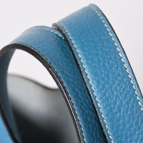 HERMES エルメス Picotin Lock PM ピコタンロックPM ハンドバッグ □K刻印 ブルージーン トリヨンクレマンス SV金具 美品 中古 4a003271