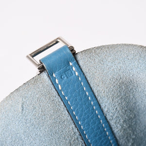 HERMES エルメス Picotin Lock PM ピコタンロックPM ハンドバッグ □K刻印 ブルージーン トリヨンクレマンス SV金具 美品 中古 4a003271