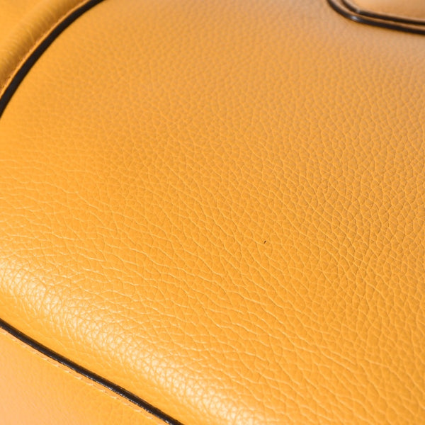 極美品 CELINE セリーヌ ラゲージ ミニショッパー ショルダーバッグ ハンドバッグ フィービー期 イエロー カーフスキン スエード ゴールド金具 S-AT-0114 S-CU-0114 廃盤 中古 4a002926
