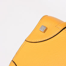 画像をギャラリービューアに読み込む, 極美品 CELINE セリーヌ ラゲージ ミニショッパー ショルダーバッグ ハンドバッグ フィービー期 イエロー カーフスキン スエード ゴールド金具 S-AT-0114 S-CU-0114 廃盤 中古 4a002926