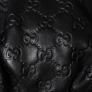 極美品 GUCCI グッチ アビー GGキャンバス ハンドバッグ ショルダーバッグ ブラック シルバー金具 190525 中古 4a002927