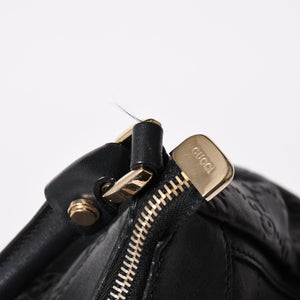 極美品 GUCCI グッチ アビー GGキャンバス ハンドバッグ ショルダーバッグ ブラック シルバー金具 190525 中古 4a002927