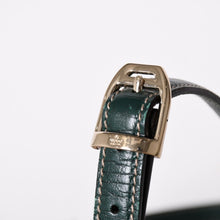 画像をギャラリービューアに読み込む, GUUCI グッチ Shoulder Bag ショルダーバッグ ホースビット 141506 ベージュ グリーン ゴールド金具 美品 中古 4a002073
