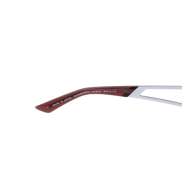 Christian Dior クリスチャンディオール DIORISSIMO/J 6LB46 サングラス アイウェア サイズ67□14-115 シルバー ブラウン 美品 中古 4a002957
