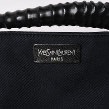画像をギャラリービューアに読み込む, 極美品 SAINT LAURENT サンローラン モンバサ ワンショルダーバッグ ブラック キャンバス トムフォード ホーンハンドル 122402 000926 シルバー金具 中古 4a002935