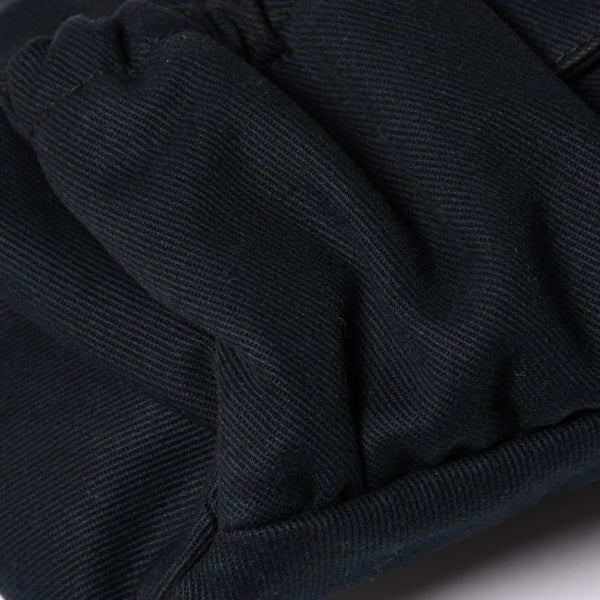 極美品 SAINT LAURENT サンローラン モンバサ ワンショルダーバッグ ブラック キャンバス トムフォード ホーンハンドル 122402 000926 シルバー金具 中古 4a002935