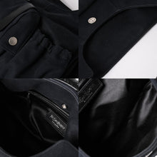 画像をギャラリービューアに読み込む, 極美品 SAINT LAURENT サンローラン モンバサ ワンショルダーバッグ ブラック キャンバス トムフォード ホーンハンドル 122402 000926 シルバー金具 中古 4a002935