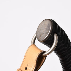 SAINT LAURENT サンローラン モンバサ ワンショルダーバッグ キャメル トムフォード ホーンハンドル 122402 205027 シルバー金具 美品 中古 4a002933