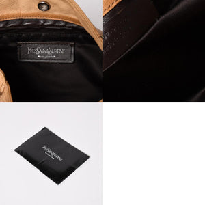 SAINT LAURENT サンローラン モンバサ ワンショルダーバッグ キャメル トムフォード ホーンハンドル 122402 205027 シルバー金具 美品 中古 4a002933