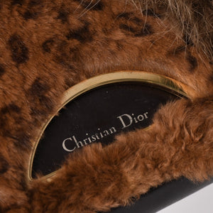 Christian Dior クリスチャンディオール ワンショルダーバッグ MA-0040 マリスパール ラパンファー レザー ガリアーノ期 美品 中古 4a003089