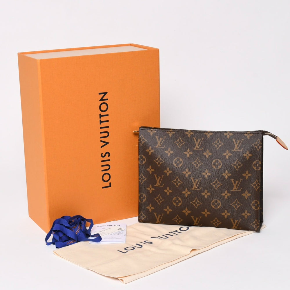 新品未使用 LOUIS VUITTON ルイヴィトン ポッシュ・トワレット26 ポーチ M47542 モノグラム 中古 4a002936