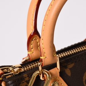 新品同様 LOUIS VUITTON ルイヴィトン ナノスピーディ ハンドバッグ 2WAYバッグ M81085 モノグラム 中古 4a003080