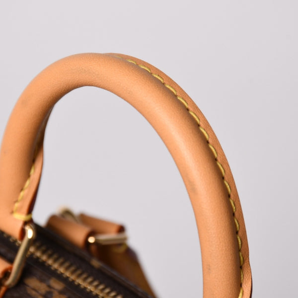 新品同様 LOUIS VUITTON ルイヴィトン ナノスピーディ ハンドバッグ 2WAYバッグ M81085 モノグラム 中古 4a003080