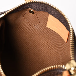 新品同様 LOUIS VUITTON ルイヴィトン ナノスピーディ ハンドバッグ 2WAYバッグ M81085 モノグラム 中古 4a003080