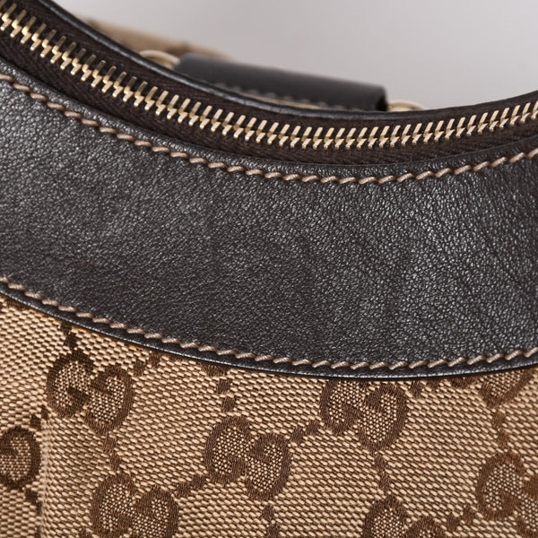 極美品 GUCCI グッチ 190525 アビー ハンドバッグ ゴールド金具 ブラウン ワンショルダー 肩掛け 中古 4a002937