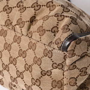 極美品 GUCCI グッチ 190525 アビー ハンドバッグ ゴールド金具 ブラウン ワンショルダー 肩掛け 中古 4a002937