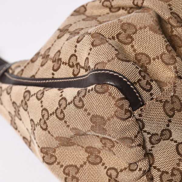 極美品 GUCCI グッチ 190525 アビー ハンドバッグ ゴールド金具 ブラウン ワンショルダー 肩掛け 中古 4a002937