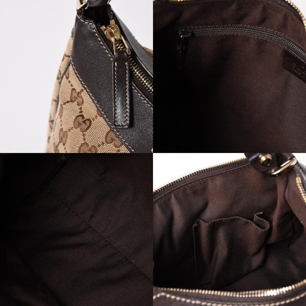 極美品 GUCCI グッチ 190525 アビー ハンドバッグ ゴールド金具 ブラウン ワンショルダー 肩掛け 中古 4a002937