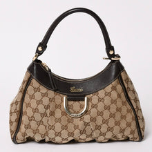 画像をギャラリービューアに読み込む, 極美品 GUCCI グッチ 190525 アビー ハンドバッグ ゴールド金具 ブラウン ワンショルダー 肩掛け 中古 4a002937