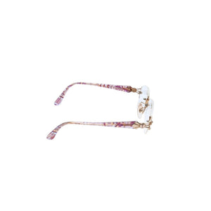 YVES SAINT LAURENT イヴサンローラン 度入りメガネ アイウェア 30-7722 サイズ54□15 132 ゴールド マルチカラー 良品 中古 4a002905