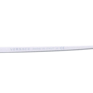 VERSACE ヴェルサーチ ラウンド サングラス アイウェア 2176 1000/5R サイズ59□18 135 メデューサ ピンク シルバー 美品 中古 4a002987