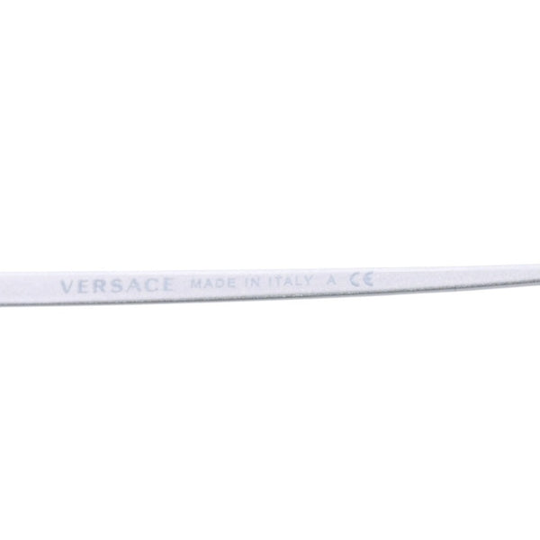 VERSACE ヴェルサーチ ラウンド サングラス アイウェア 2176 1000/5R サイズ59□18 135 メデューサ ピンク シルバー 美品 中古 4a002987