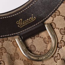 画像をギャラリービューアに読み込む, 極美品 GUCCI グッチ 190525 アビー ハンドバッグ ゴールド金具 ブラウン ワンショルダー 肩掛け 中古 4a002937