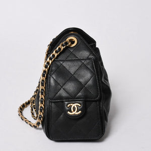 極美品 CHANEL シャネル CHANEL 25 ミニ チェーンショルダーバッグ AS5631 ランダム番台 ココマーク キャビアスキン 中古 4a007215