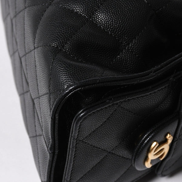 極美品 CHANEL シャネル CHANEL 25 ミニ チェーンショルダーバッグ AS5631 ランダム番台 ココマーク キャビアスキン 中古 4a007215