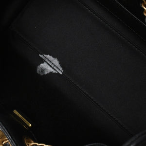 極美品 CHANEL シャネル CHANEL 25 ミニ チェーンショルダーバッグ AS5631 ランダム番台 ココマーク キャビアスキン 中古 4a007215