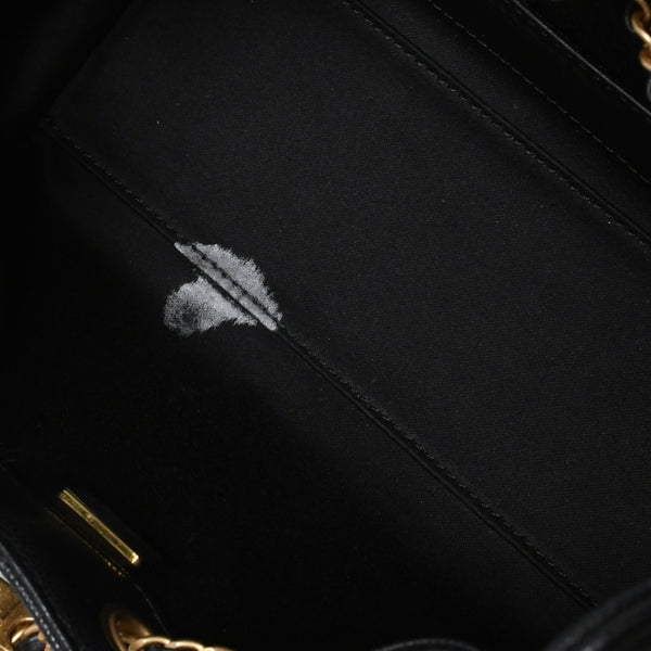 極美品 CHANEL シャネル CHANEL 25 ミニ チェーンショルダーバッグ AS5631 ランダム番台 ココマーク キャビアスキン 中古 4a007215