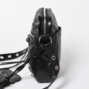 新品同様 BALENCIAGA バレンシアガ Le Cagole ル カゴール ショルダーバッグ ブラック 719065 中古 4a007216