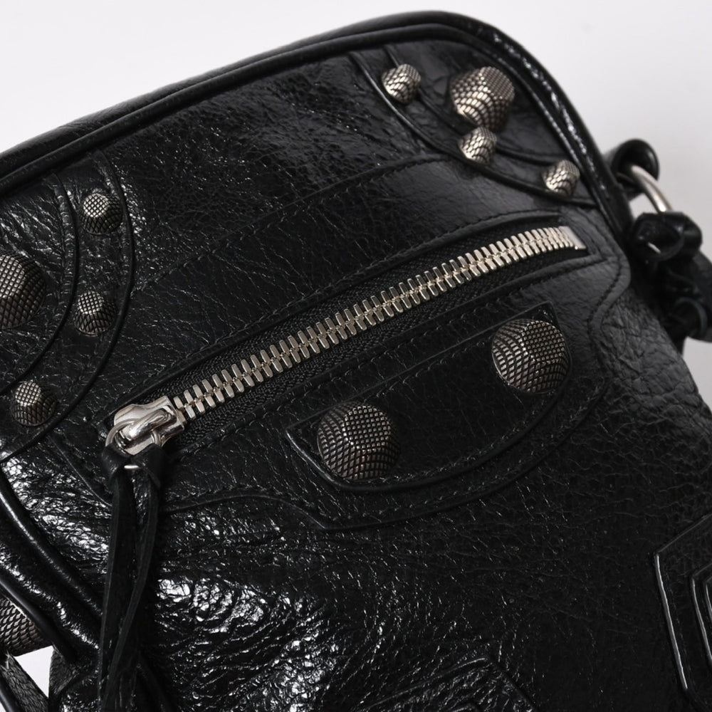 新品同様 BALENCIAGA バレンシアガ Le Cagole ル カゴール ショルダーバッグ ブラック 719065 中古 4a007216