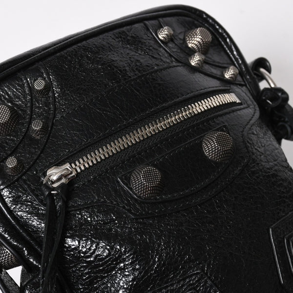 新品同様 BALENCIAGA バレンシアガ Le Cagole ル カゴール ショルダーバッグ ブラック 719065 中古 4a007216