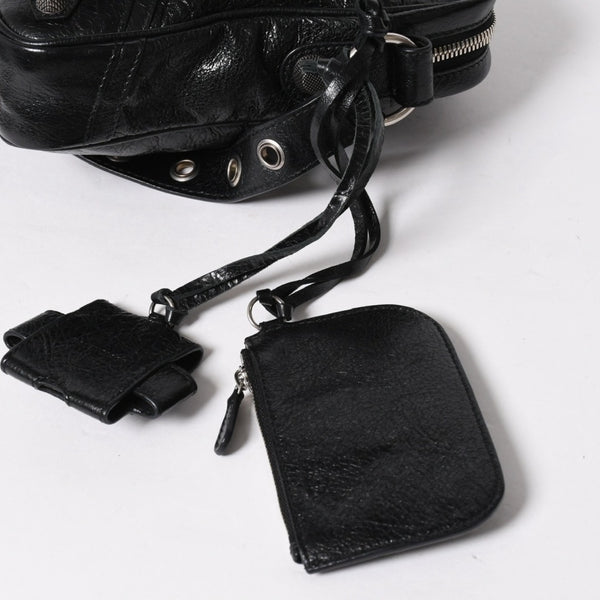 新品同様 BALENCIAGA バレンシアガ Le Cagole ル カゴール ショルダーバッグ ブラック 719065 中古 4a007216
