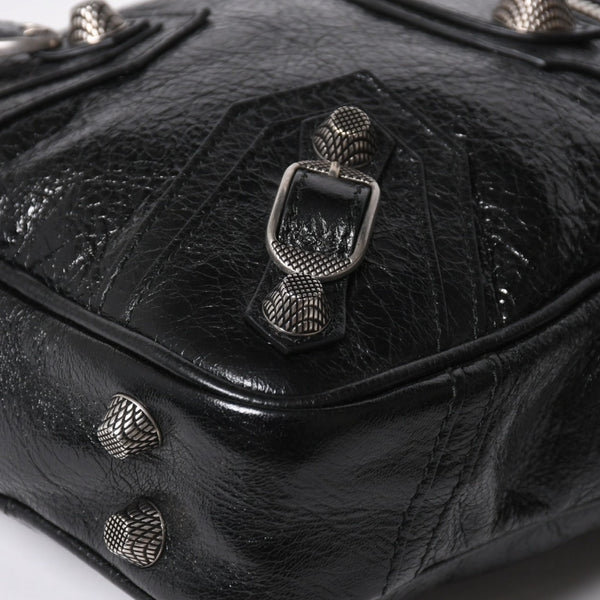 新品同様 BALENCIAGA バレンシアガ Le Cagole ル カゴール ショルダーバッグ ブラック 719065 中古 4a007216
