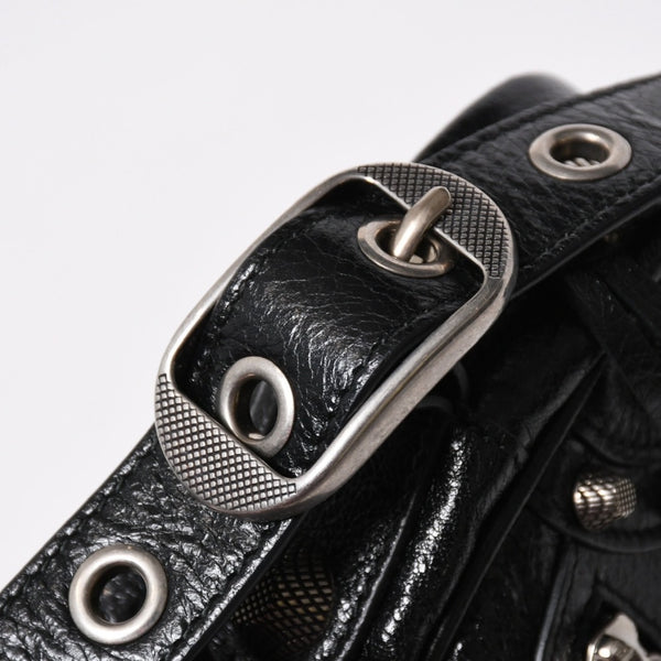 新品同様 BALENCIAGA バレンシアガ Le Cagole ル カゴール ショルダーバッグ ブラック 719065 中古 4a007216
