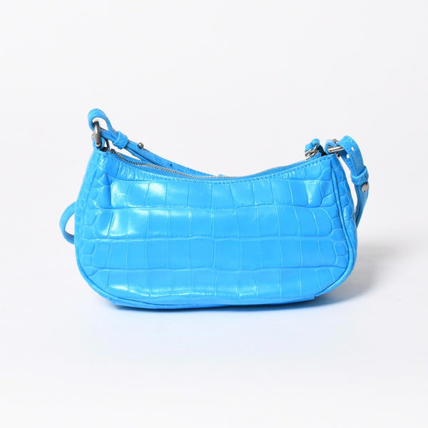 新品同様品 BALENCIAGA バレンシアガ Le Cagole ル・カゴール Mini Chain ミニ チェーン ショルダーバッグ 695814 スカイブルー 中古 4a007219