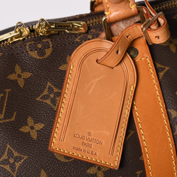LOUIS VUITTON ルイヴィトン キーポル バンドリエール 50 ボストンバッグ M41416 モノグラム PVC ヌメ革 美品 中古 4a002949